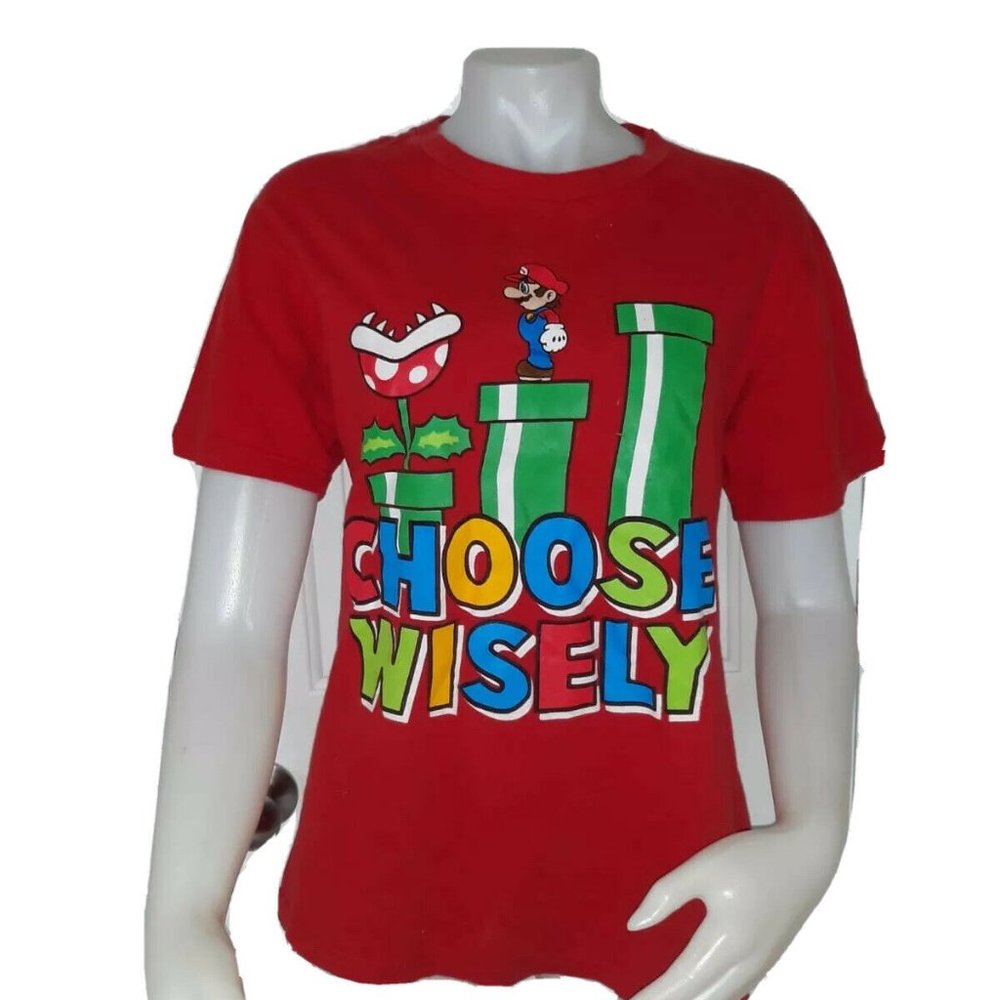 💜Size L Warner Bros Super Mario Graphic T-shirt